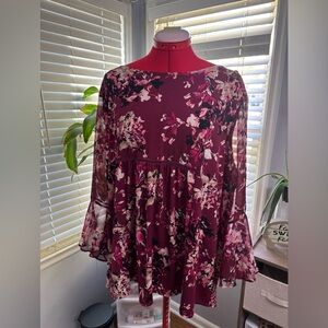 Floral Long Sleeve Dress